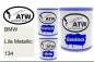 Preview: BMW, Lila Metallic, 134: 1L Lackdose + 1L Klarlack + 500ml Härter - Set, von ATW Autoteile West.